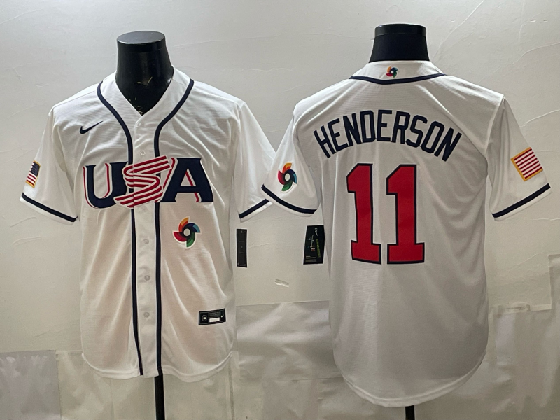 Men 2026 World cup white MLB Nike jersey 0035